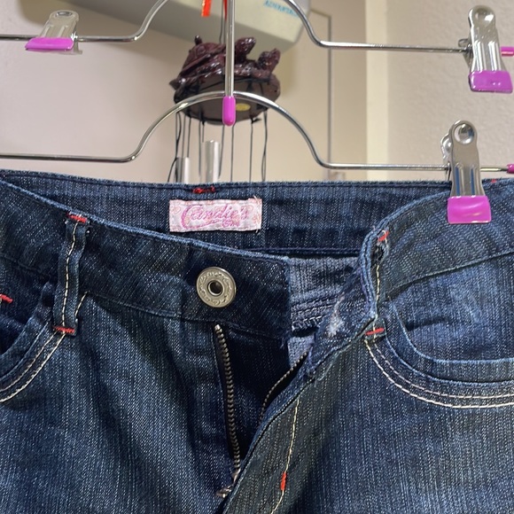 Exotic Women’s Blue Midrise Pants by Candies - Picture 11 of 12